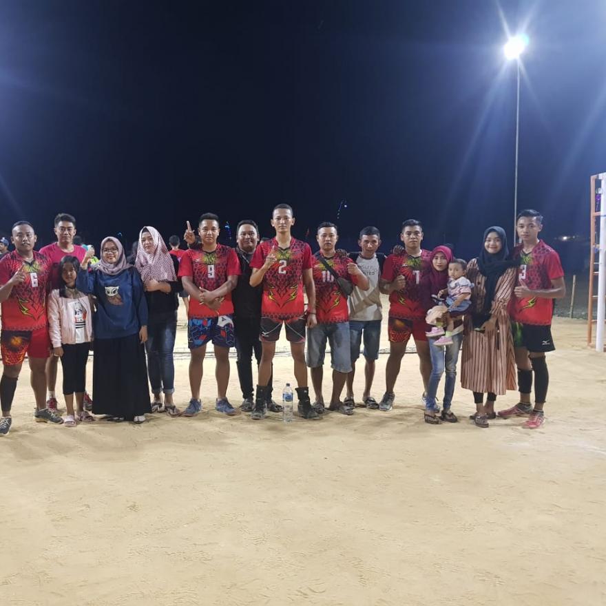 THE WINNER !! TIM SADANG B JUARA 1 TURNAMENT BOLA VOLI HUT RI KE-74 KECAMATAN JATIROGO